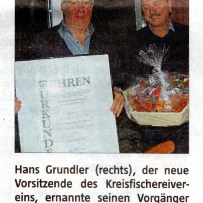 Ehrenvorstand Bernhard Weiss