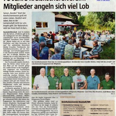 Gründungsjubiläum 70 Jahre KFV