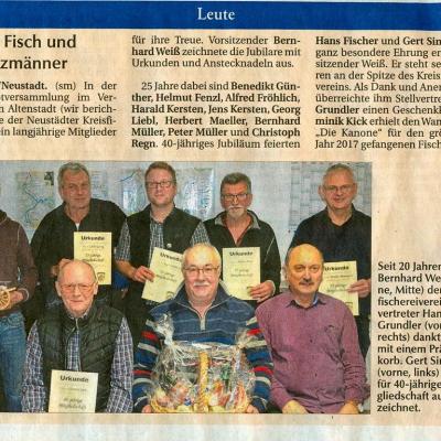 Ehrungen 2018